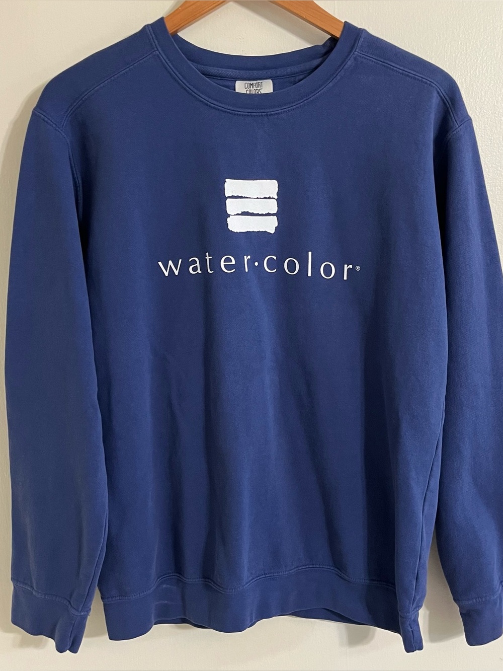 Watercolor FL beach sweatshirt comfort colors S